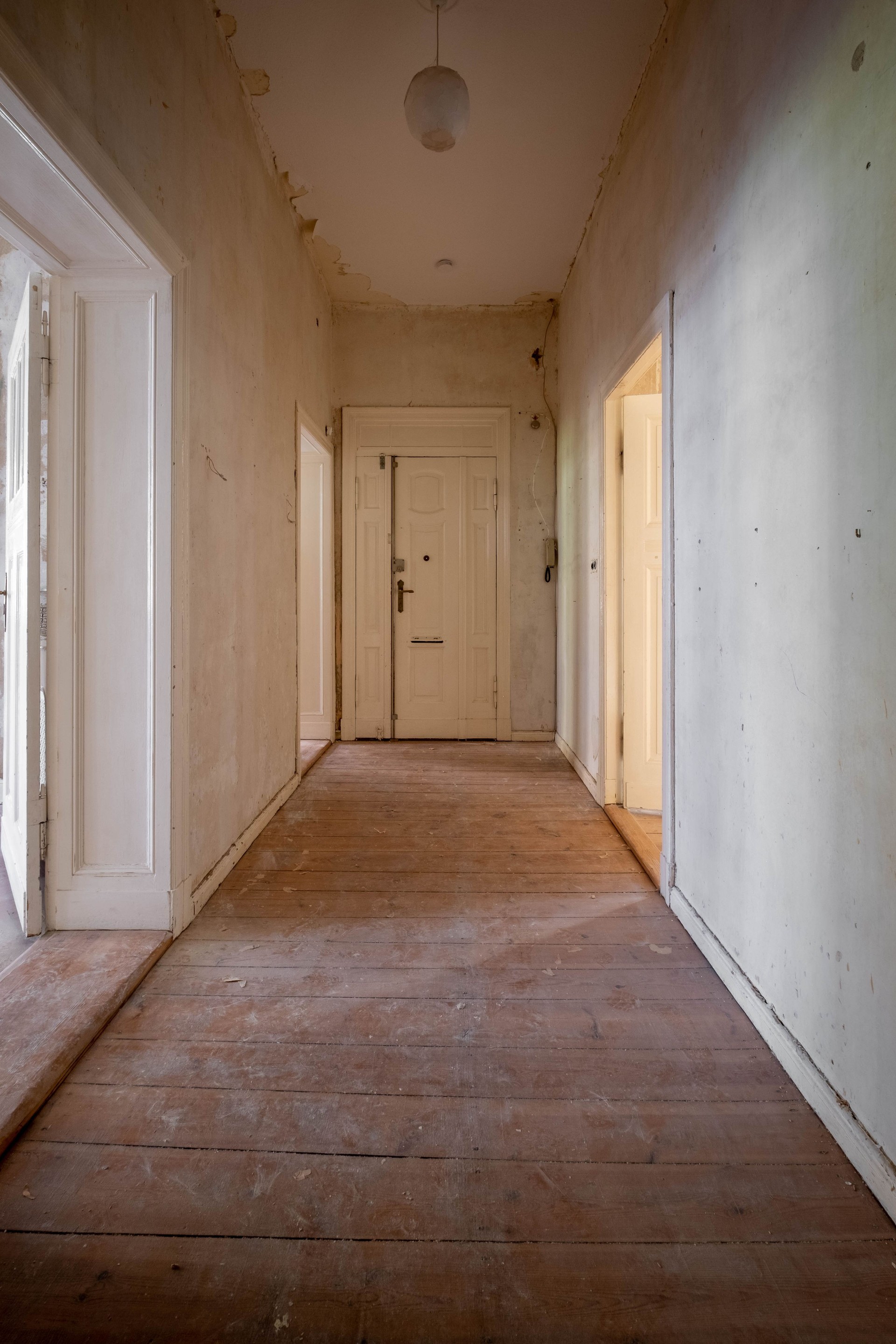 Empty room during renovation